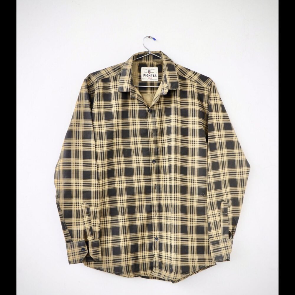 Yellow and Black Checkered Shirt