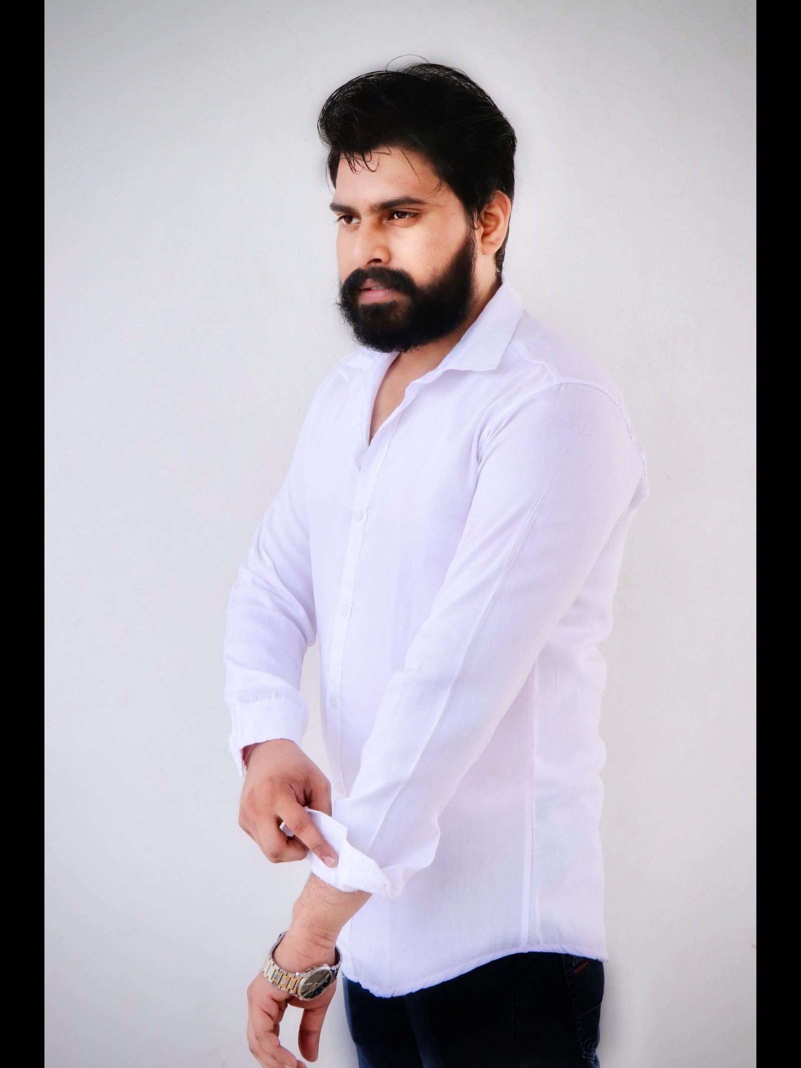Bright White Casual Shirt - Image 3